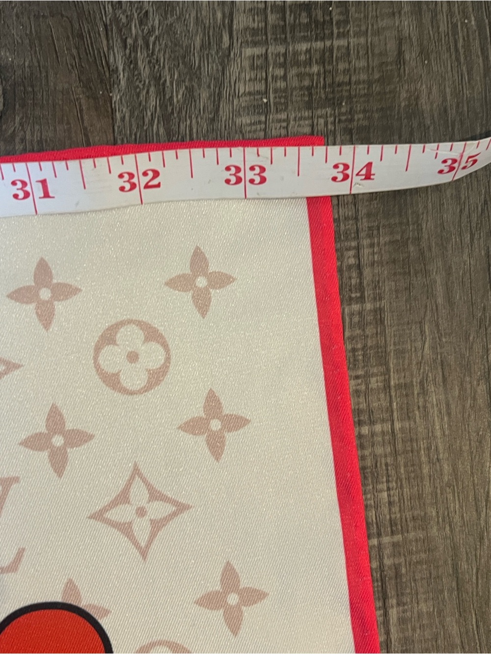 Louis Vuitton Multicolor Floral LV Silk Scarf with Pink Border - Picture 6 of 7